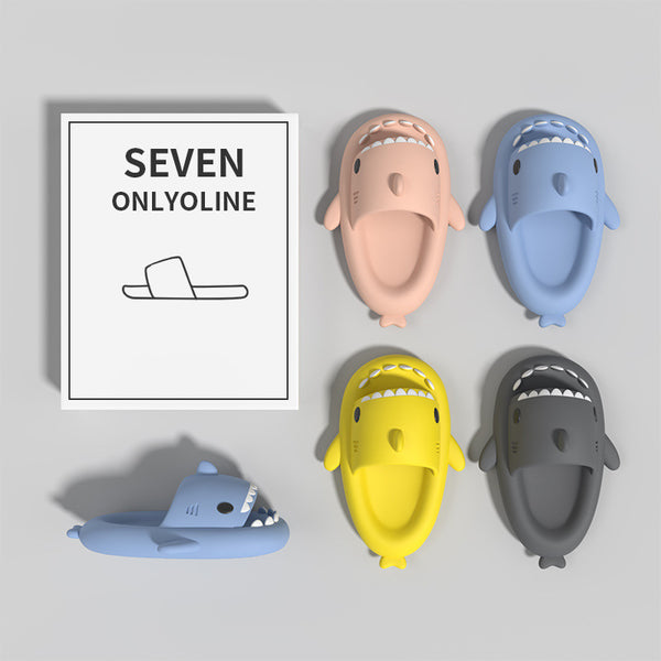 Thick-Soled Shark EVA Slippers Home Children's Non-Slip Soft-Soled Baby Sandals Indoor Sandals And Slippers Summer eprolo