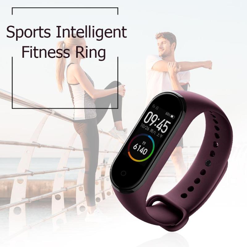 Xiaomi Mi Band 4 5ATM Heart Rate Smart Wristband (Wine Red) - Emete Store