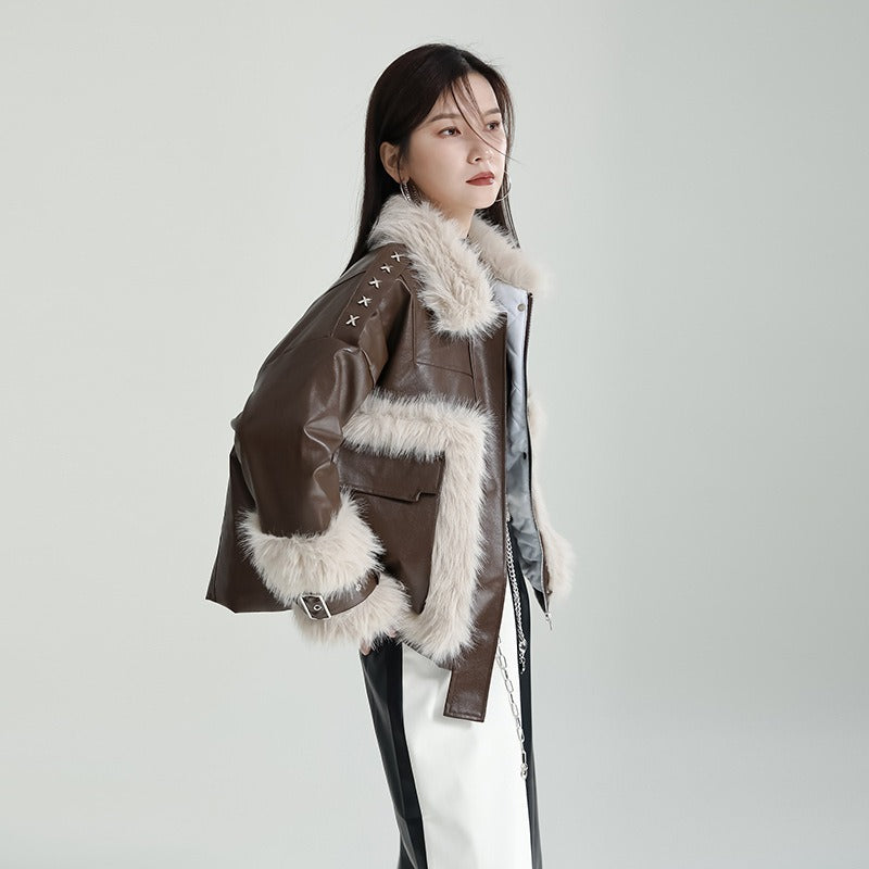 Increasingly Designer Small Fur One Piece Coat eprolo