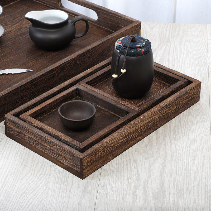Japanese-Style Tea Set Wooden Tray Tea eprolo