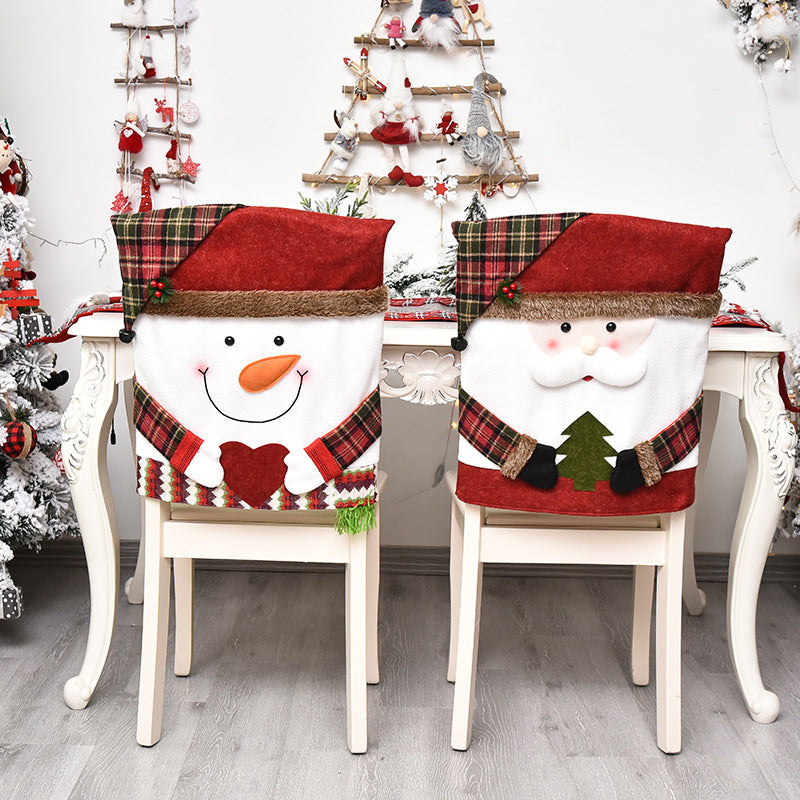 Christmas Decorations Dining Chair Cover Christmas Supplies eprolo