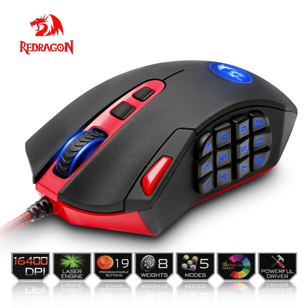 Redragon USB Gaming Mouse 16400 DPI - Emete Store