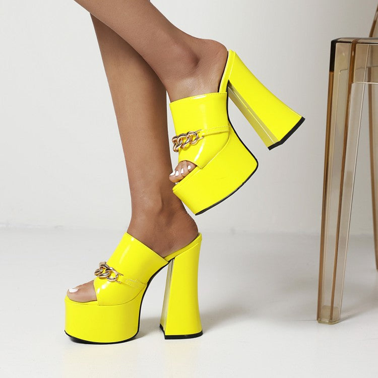 Summer Thick Heel Super High Heel Sandals Women's Shoes eprolo