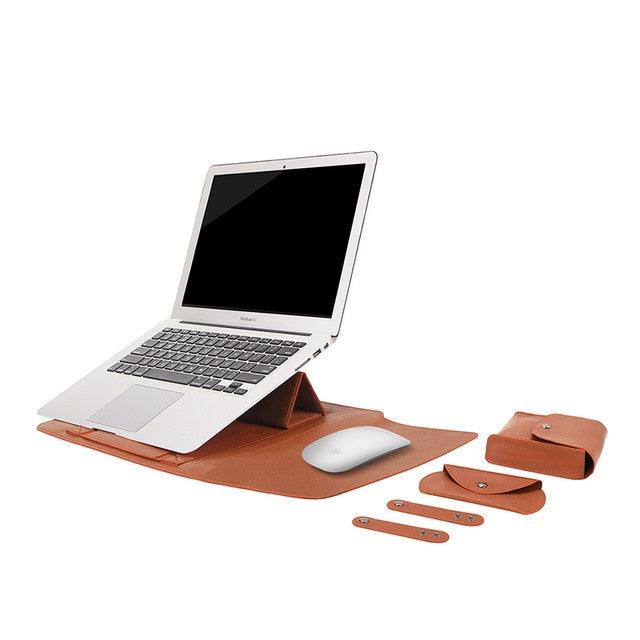 Laptop Bag PU Leather Sleeve Bag Waterproof Case For Mac book eprolo