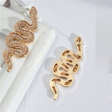 Snake Shaped Stud Earrings - Emete Store