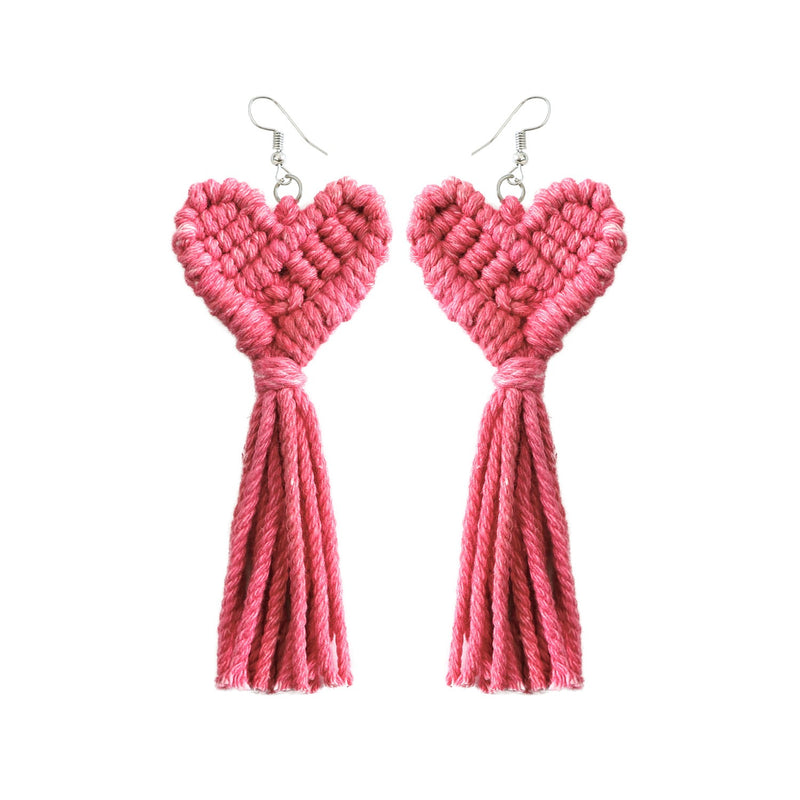 Rice Beads Tassels Earrings - Emete Store