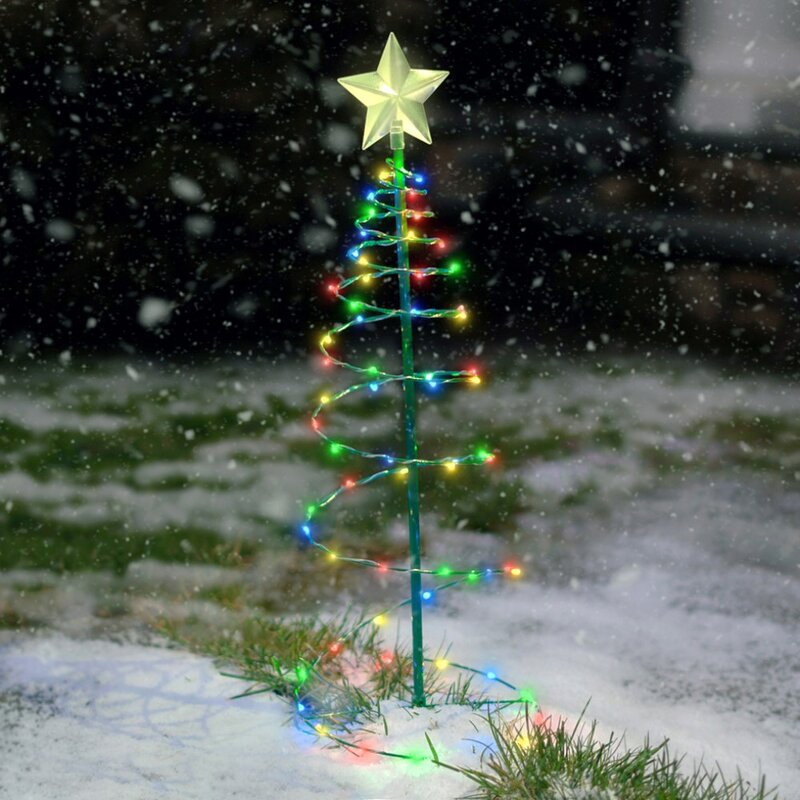 Christmas Garden Lights String Stars Christmas Tree eprolo