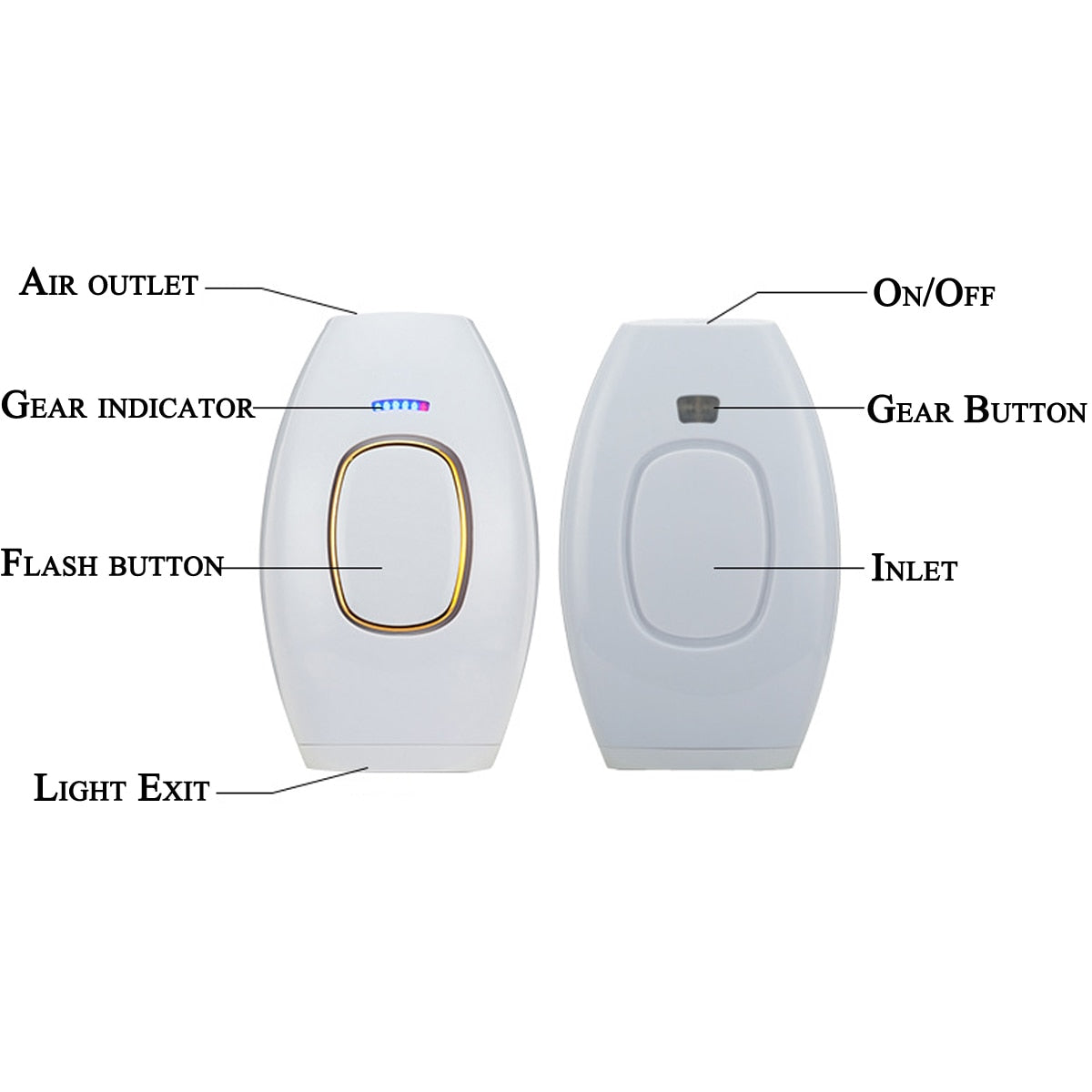 Portable Depilator Machine Full Body Hair Removal Device - Emete Store