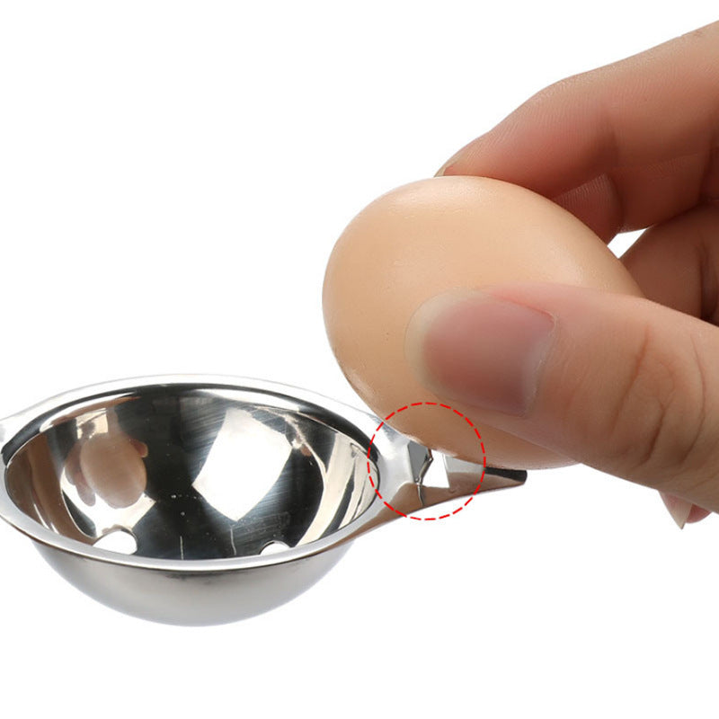 Stainless Steel Egg White Yolk Separator Household Kitchen Egg Beater Filter - Emete Store