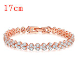 Roman Bracelet Copper Inlaid AAA Zircon Bracelet - Emete Store