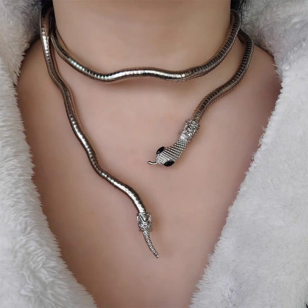 Selfish Personality Winding Snake Necklace - Emete Store