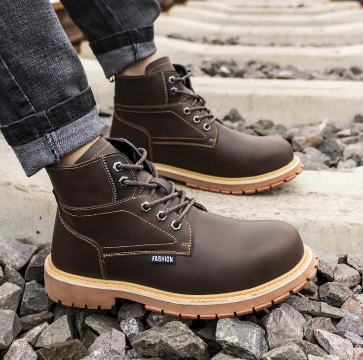 Men's casual boots winter work safety boots anti-puncture shoes eprolo