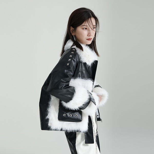 Increasingly Designer Small Fur One Piece Coat - Emete Store