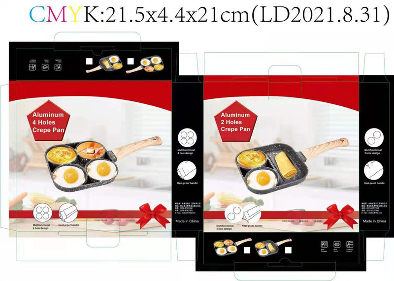 Maifan Stone Four-hole Fried Egg Pan - Emete Store