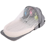 Portable Bed Foldable Baby Bed Travel Sun Protection Mosquito Net Breathable - Emete Store