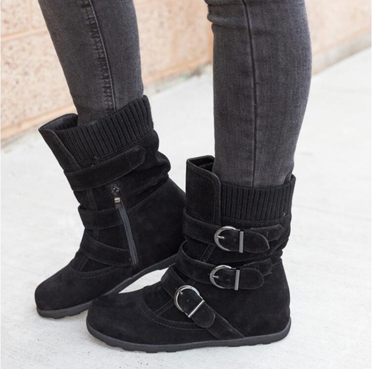 Winter buckled calf women's boots eprolo