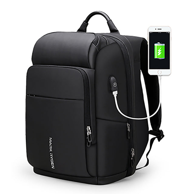 Mark Ryden Oxford Waterproof Backpack with Hidden Pocket & USB Charging - Emete Store