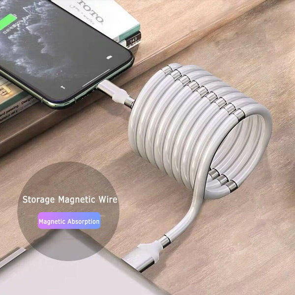 Magic Rope Magnetic Fast Charging Data Cable Android Type C, Micro USB eprolo