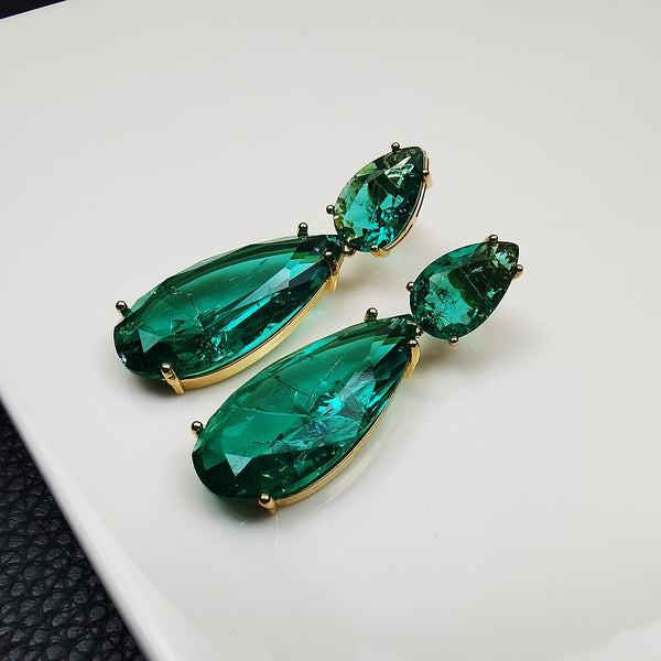 New Texture Zircon Earrings - Emete Store