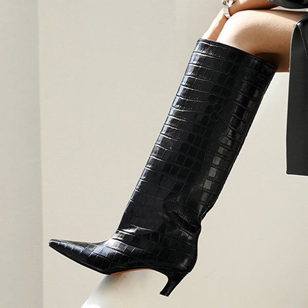 Autumn And Winter hick-Heeled High-Heeled Shoes Long Boots eprolo