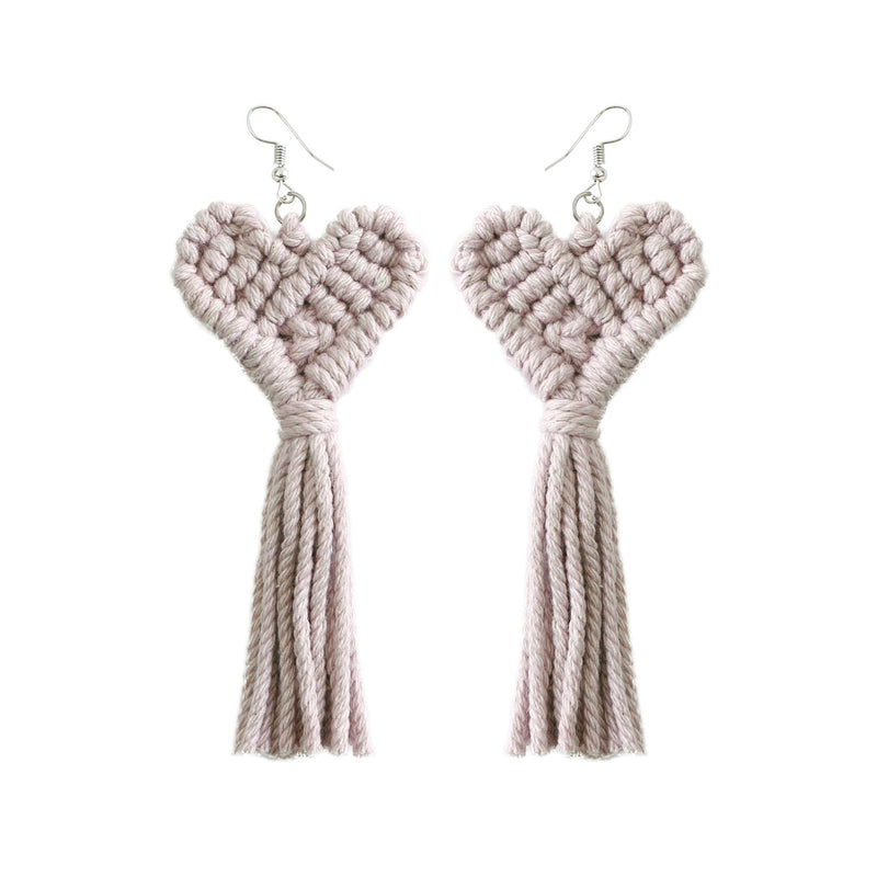 Rice Beads Tassels Earrings - Emete Store