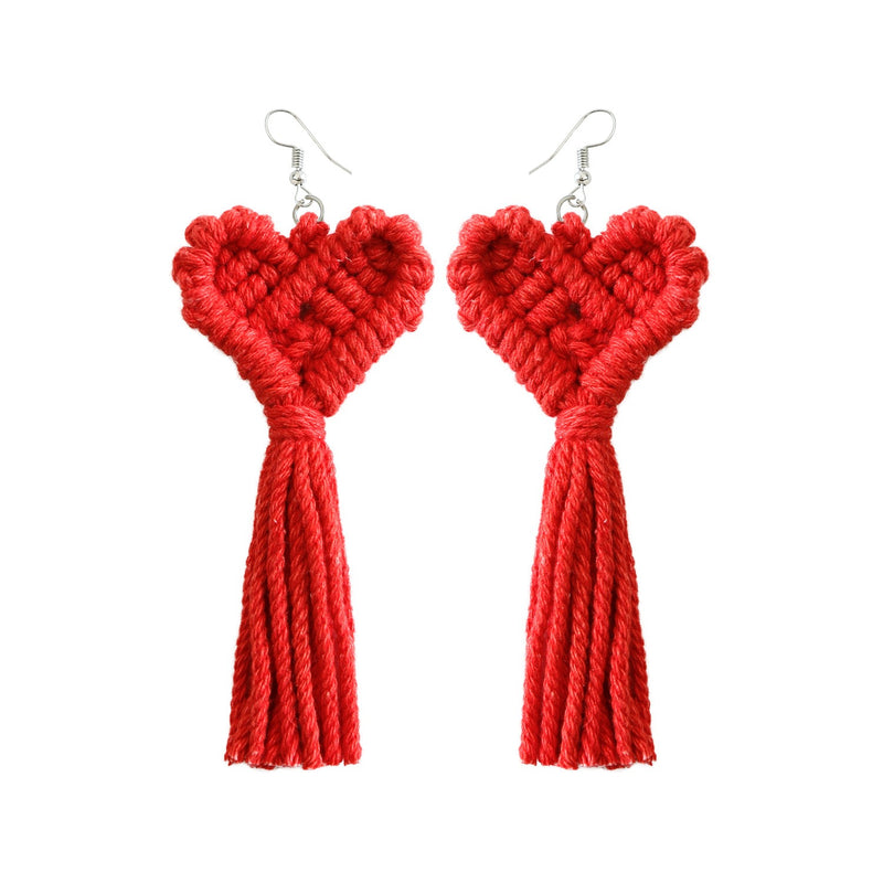 Rice Beads Tassels Earrings - Emete Store