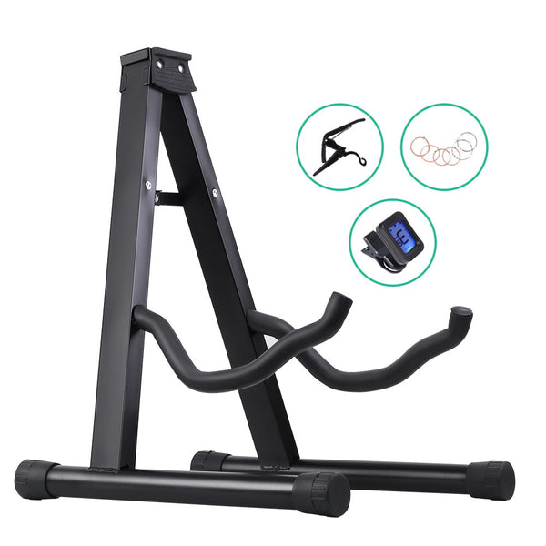 Guitar Stand Folding Portable Floor Rack Holder - Alpha - Emete Store