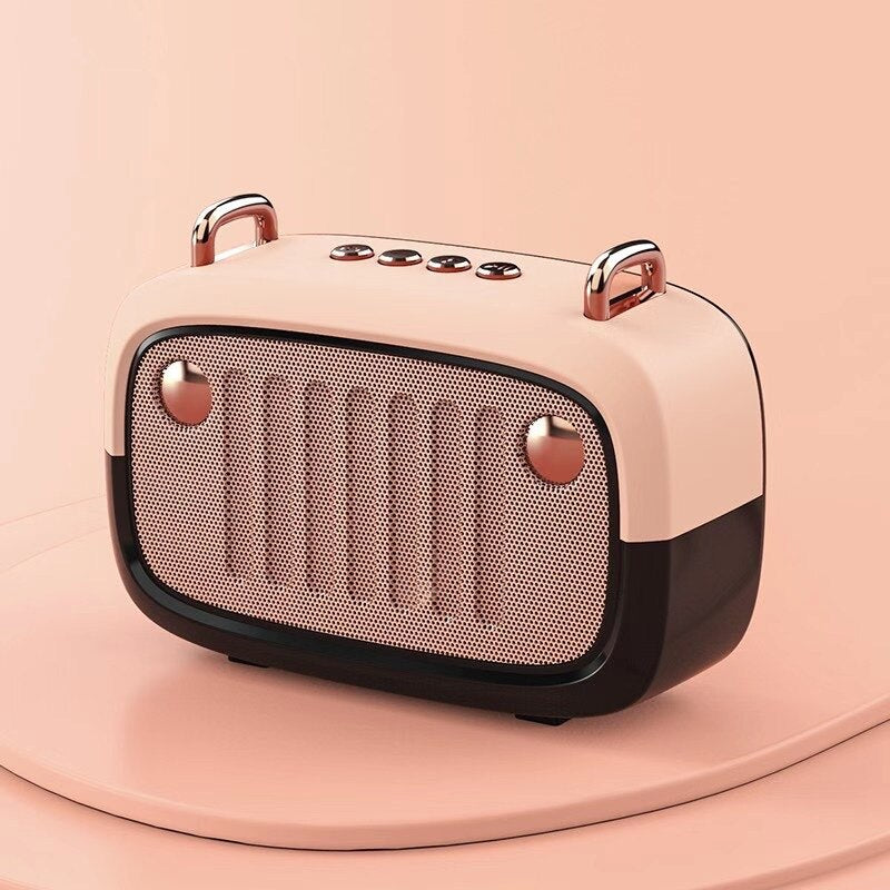 Vintage Portable Bluetooth V5.0 Speaker Long Work time Outdoor Loudspeaker eprolo