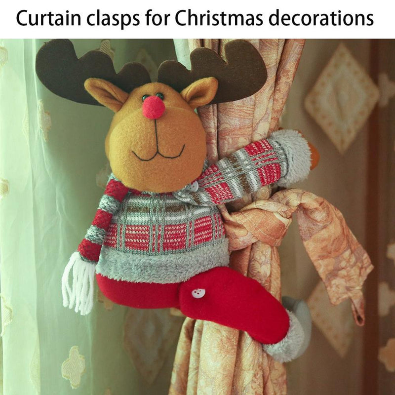 Christmas Curtain Buckle Window Christmas Decoration eprolo
