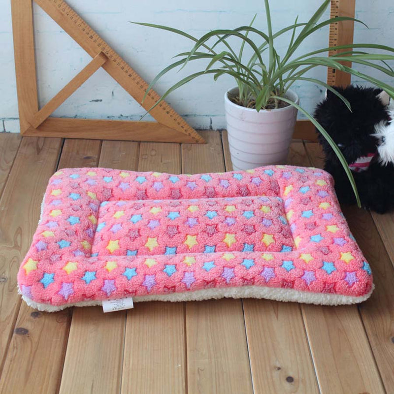 Warm Soft Fleece Pet Mat Travel Cat Litter Dog Blanket Puppy Cushion - Emete Store