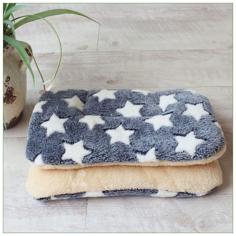 Warm Soft Fleece Pet Mat Travel Cat Litter Dog Blanket Puppy Cushion - Emete Store