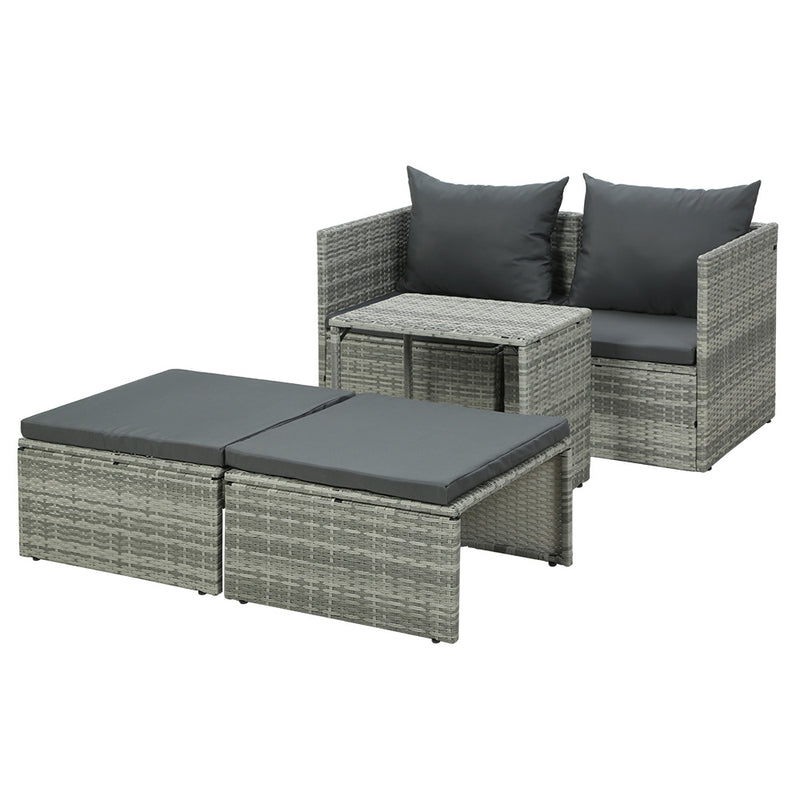 Sun Lounge Wicker Lounger Patio Furniture