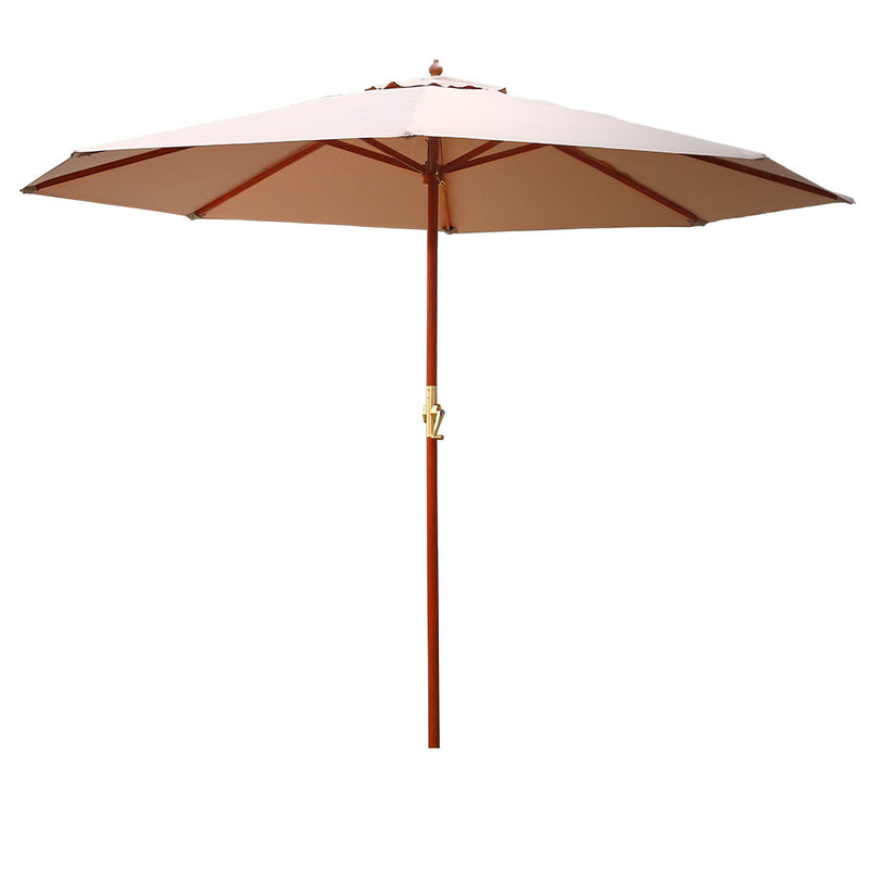 Cantilever Stand Garden Umbrellas Patio Beige