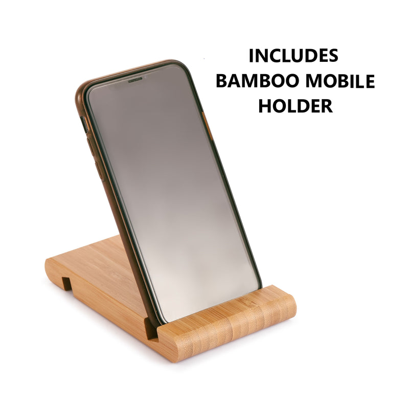 3 Pieces Bamboo Cutting Board with Juice Groove and Mobile Holder included for Home Kitchen Emete store