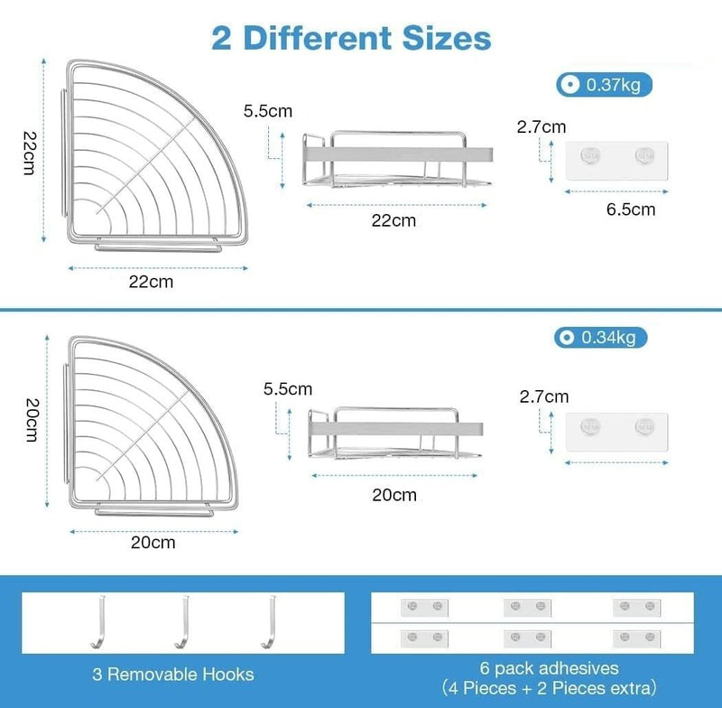 Stainless Steel Wall Shelf - Emete Store