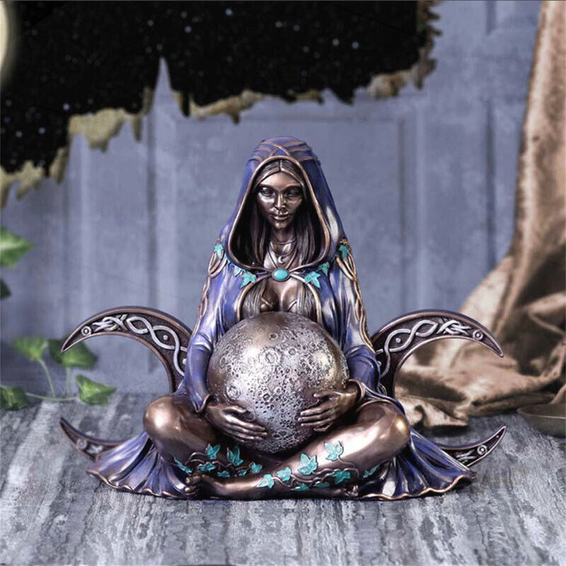 Mother Earth Statue Resin Millennial Gaia Goddess Art Ornament Decorations Emete store