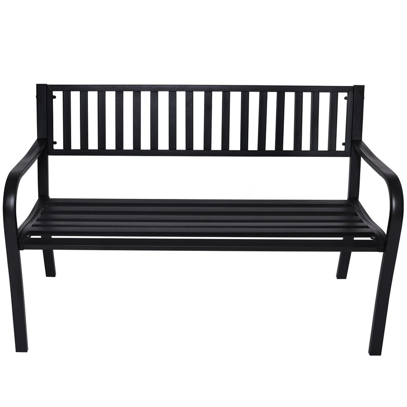 Wallaroo Steel Outdoor Garden Bench - Modern - Emete Store