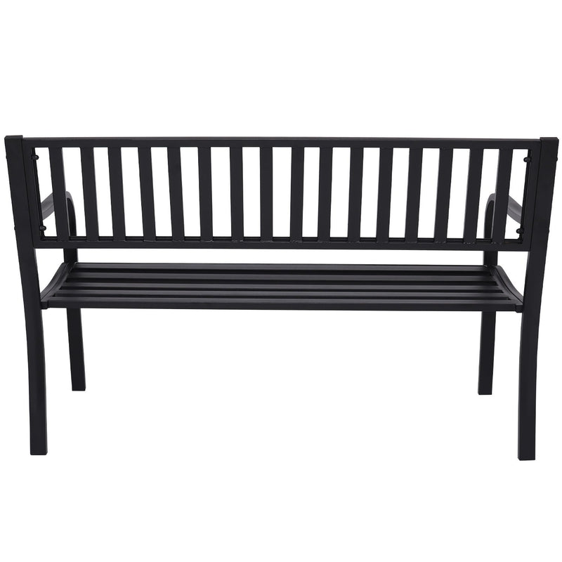 Wallaroo Steel Outdoor Garden Bench - Modern - Emete Store