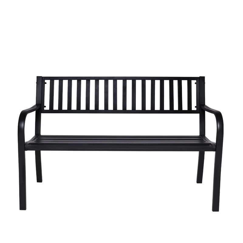 Wallaroo Steel Outdoor Garden Bench - Modern - Emete Store