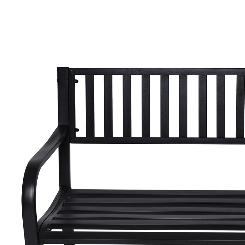 Wallaroo Steel Outdoor Garden Bench - Modern - Emete Store