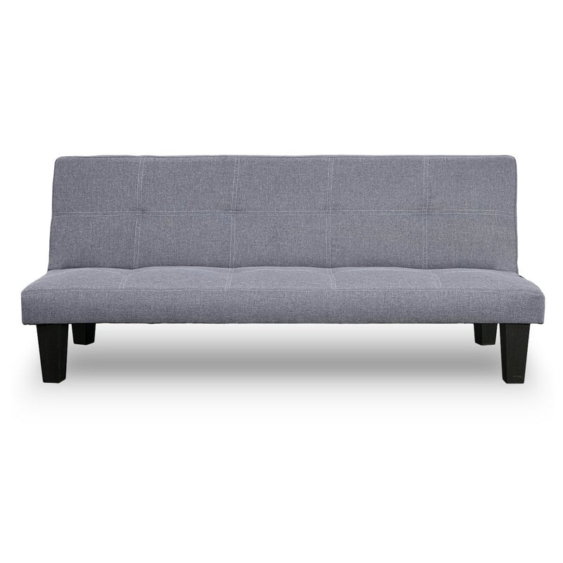 Sarantino Sofa Bed Lounge Couch Futon Furniture Seat Adjustable Suite Dark Grey Emete store