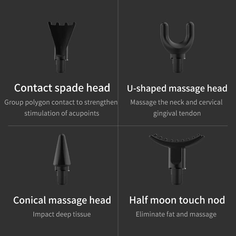 Percussion Massager, 8 professional massage heads EMETE
