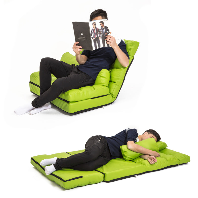 La Bella Double Seat Couch Bed Green Sofa Gemini Leather Emete store