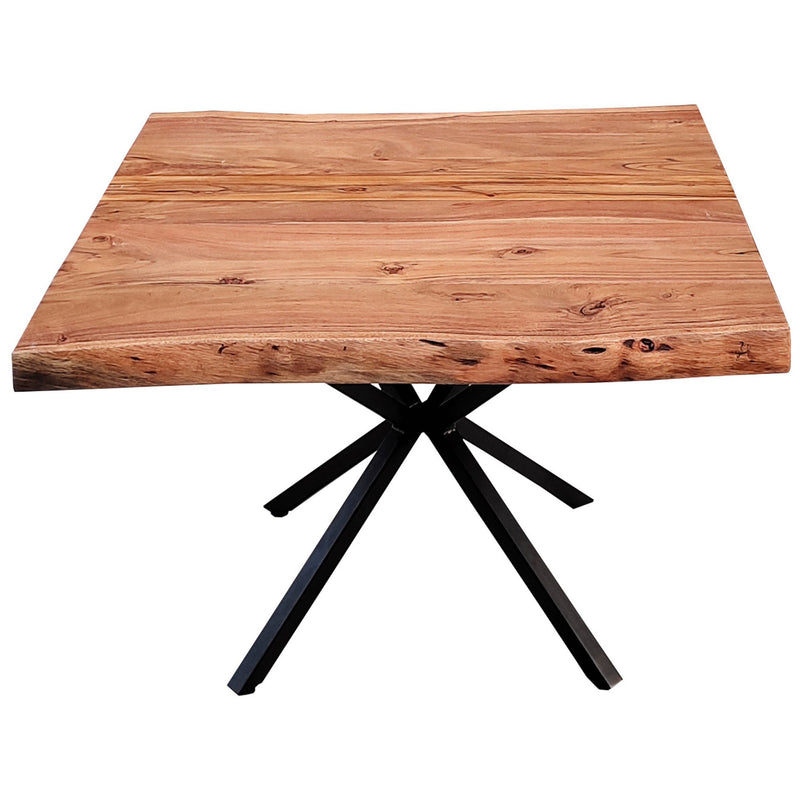 Lantana Lamp Table 70cm Sofa End Tables Live Edge Solid Acacia Wood - Natural Emete store