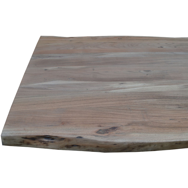 Lantana Lamp Table 70cm Sofa End Tables Live Edge Solid Acacia Wood - Natural Emete store