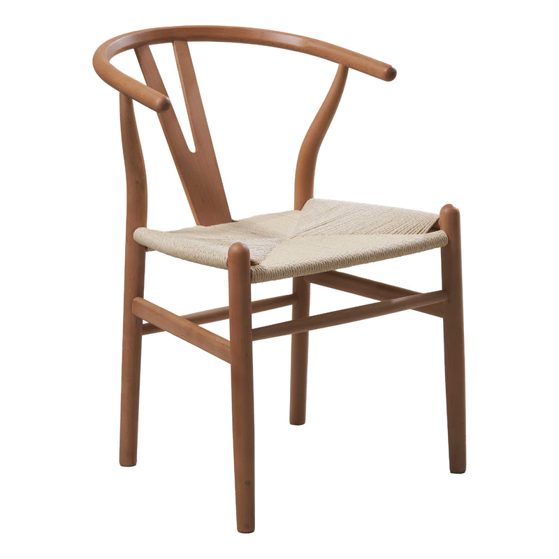 Natural Hans Wegner Replica Wishbone Chairs (Set of 2) - Emete Store