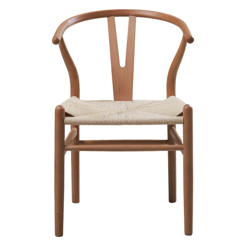 Natural Hans Wegner Replica Wishbone Chairs (Set of 2) - Emete Store