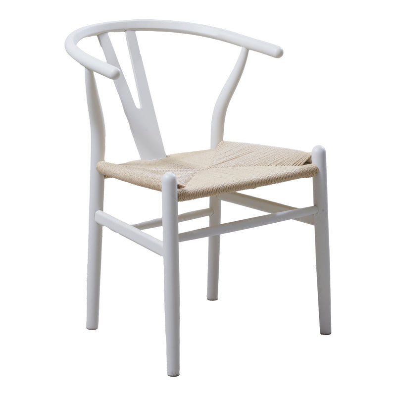 White Hans Wegner Replica Wishbone Chairs (Set of 2) Emete store