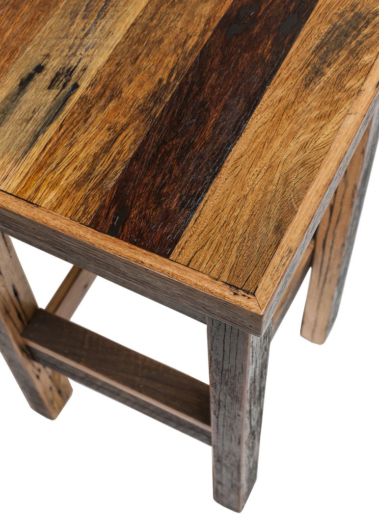 Australian Made Solid Hardwood Timber Bar Stool in Blonde Matt Finish Emete store