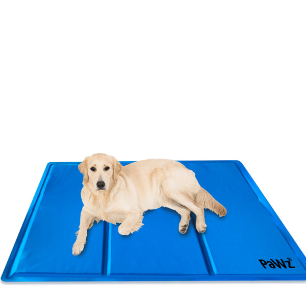 PaWz Pet Cooling Mat Gel Mats Bed Cool Pad Puppy Cat Non-Toxic Summer 140x90cm - Emete Store